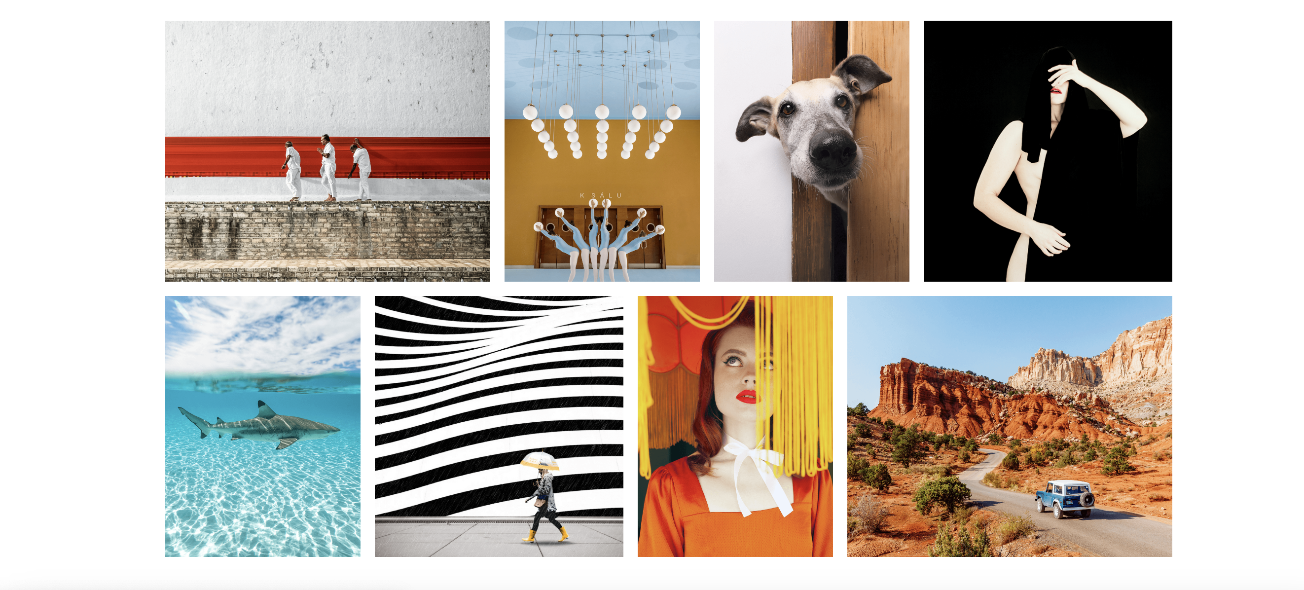 images of creative photos of famous artists