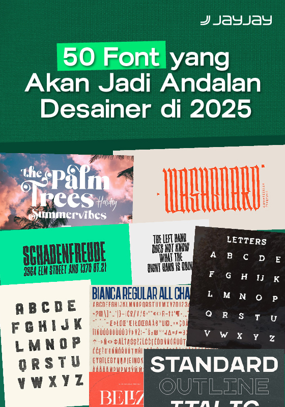 50 Font yang Akan Populer di Kalangan Desainer pada Tahun 2025